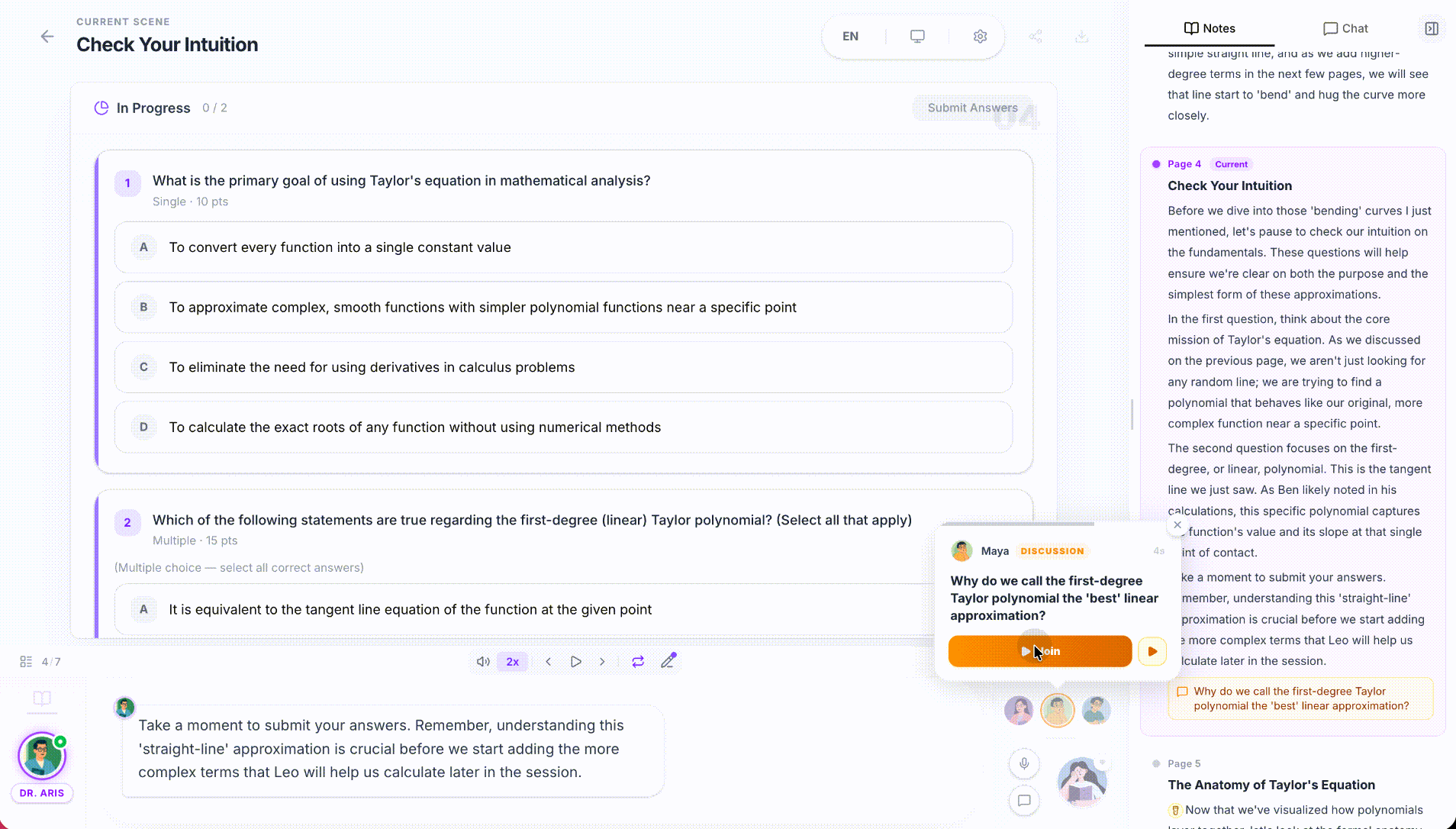 Multi-agent role simulation demo